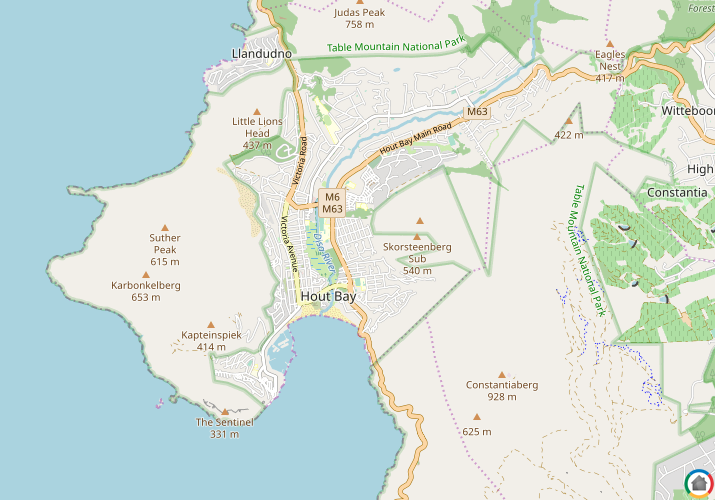 Map location of Berg-En-Dal